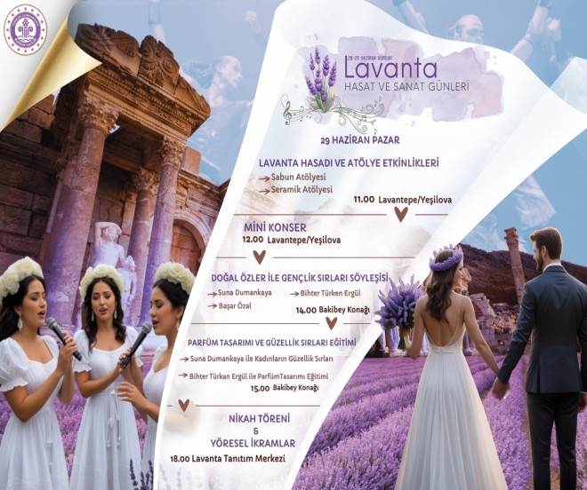 Lavanta Hasat ve Sanat Festivali 2. Gn 29 Haziran 2025 