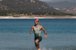 Triathlon etkinliinden bir fotoraf