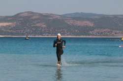 Triathlon etkinliinden bir fotoraf