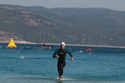 Triathlon etkinliinden bir fotoraf