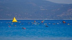 Triathlon etkinliinden bir fotoraf