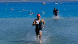Triathlon etkinliinden bir fotoraf