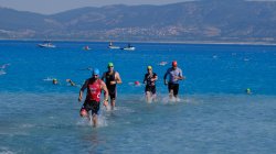 Triathlon etkinliinden bir fotoraf