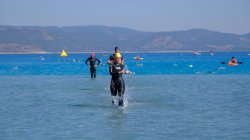 Triathlon etkinliinden bir fotoraf