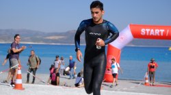 Triathlon etkinliinden bir fotoraf