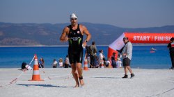 Triathlon etkinliinden bir fotoraf