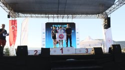 Triathlon etkinliinden bir fotoraf