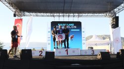 Triathlon etkinliinden bir fotoraf