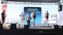 Triathlon etkinliinden bir fotoraf