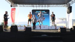 Triathlon etkinliinden bir fotoraf
